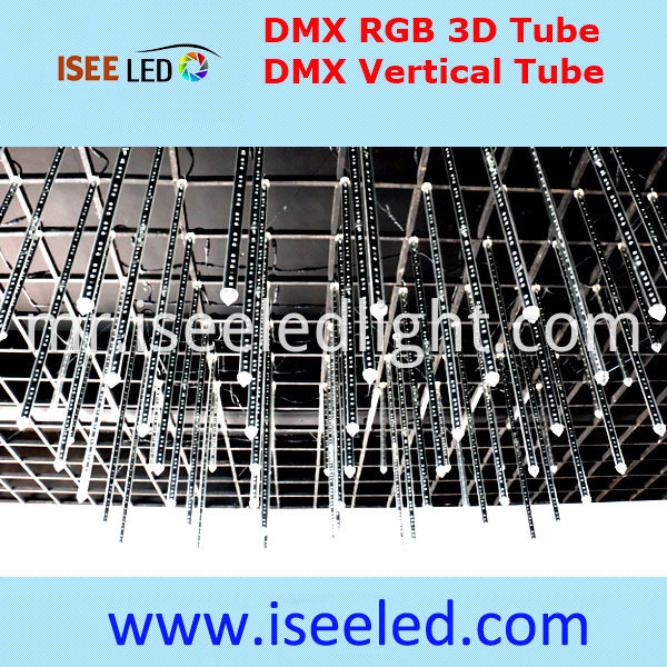 RGB DMX512 LED 3D Tube